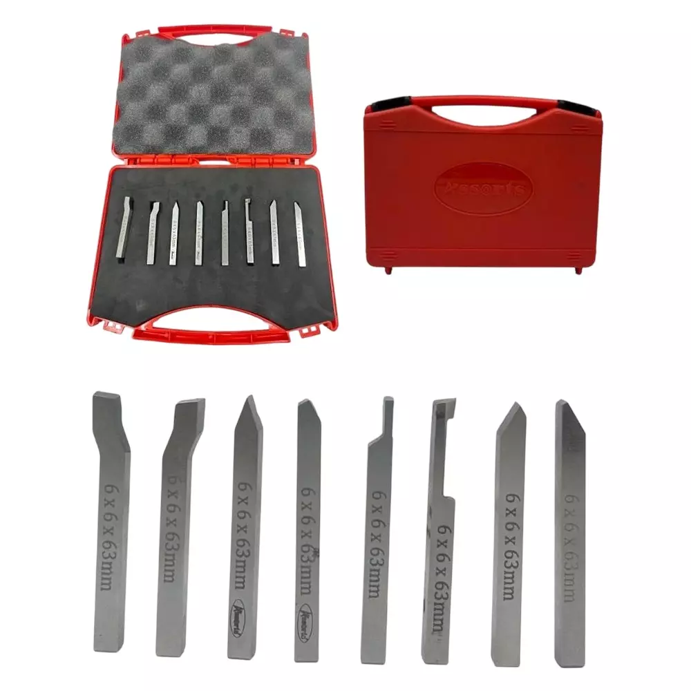 Assorts Lathe Form Tool Set 6 mm Square Shank (Pack of 8)