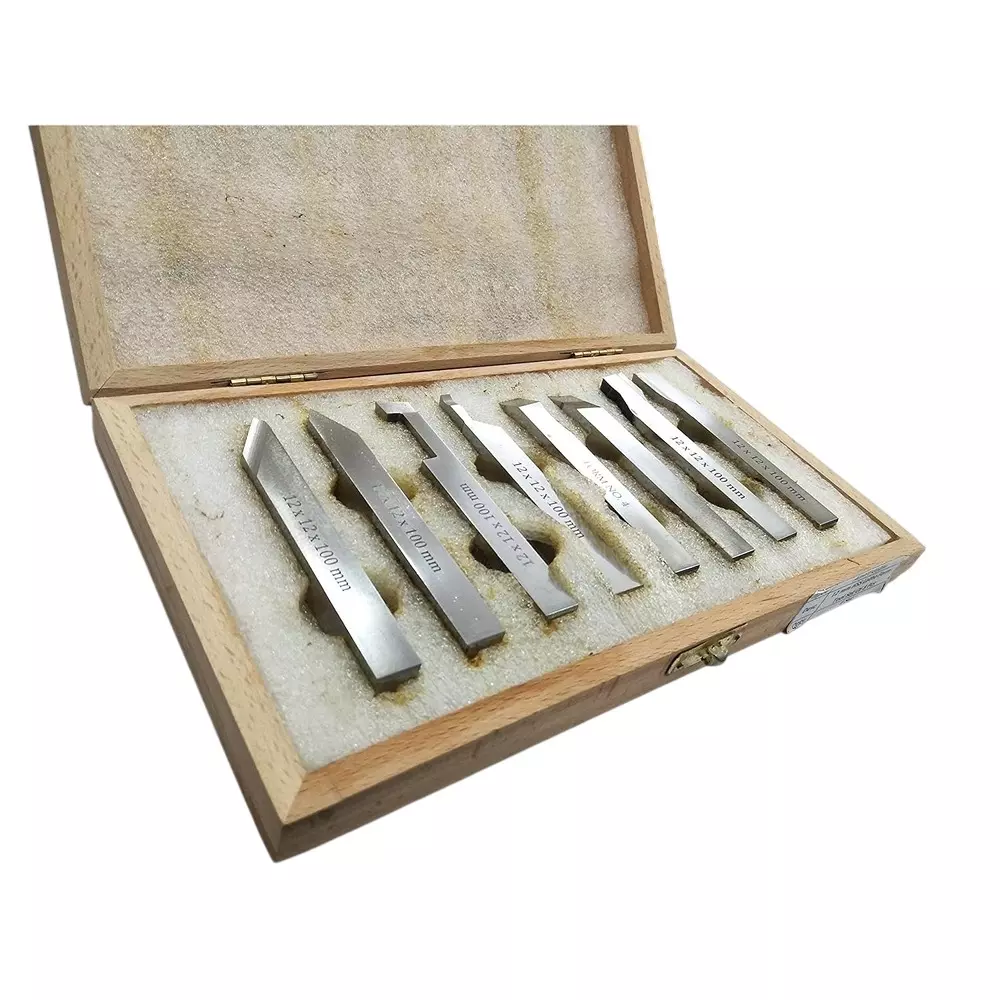 Assorts Lathe Form Tool Set M2 High Speed Steel 12x12x100 mm (Pack of 8)