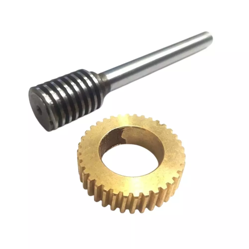 Assorts Worm & Gunmetal Gear Set Alloy Steel for 100 mm (4 Inch) Tilting Rotary table