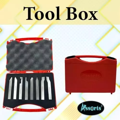 Assorts Lathe Form Tool Set 12 mm Square Shank (Pack of 8)