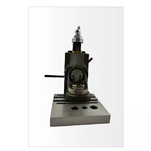 MachEl Mini Swivel Vertical Slide 90x50 mm with 3 Slots, Side Scale, Base Plate & 50 mm 4-Jaw Self-Centering Chuck