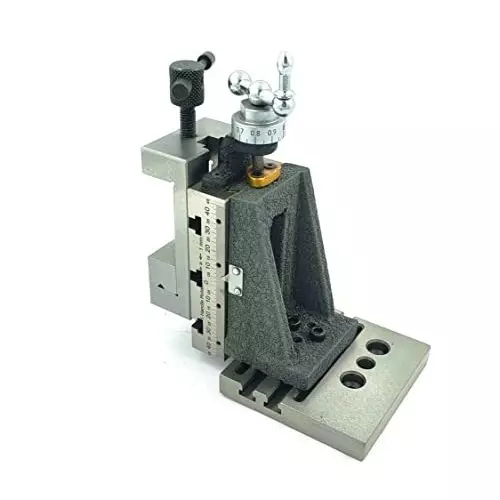 Assorts Swivel Type Mini Vertical Milling Slide ‎Cast Iron Tool Steel 7x14 Steel Vice & Base Mounting Plate 90x50 mm