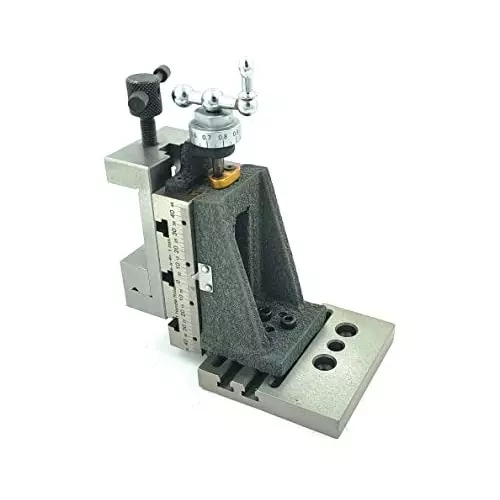 Assorts Swivel Type Mini Vertical Milling Slide ‎Cast Iron Tool Steel 7x14 Steel Vice & Base Mounting Plate 90x50 mm