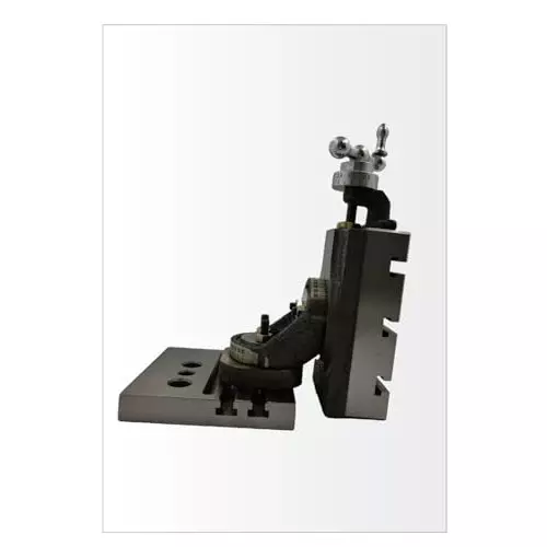 MachEl New Mini Swivel Vertical Slide (90mm X 50mm) with 3-Slots, Complete with Side Scale and Base Plate