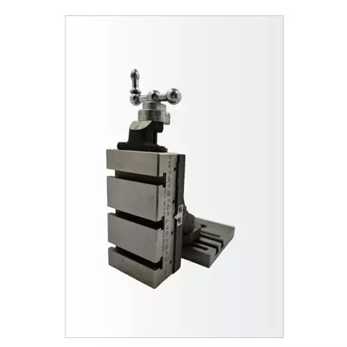 MachEl New Mini Swivel Vertical Slide (90mm X 50mm) with 3-Slots, Complete with Side Scale and Base Plate