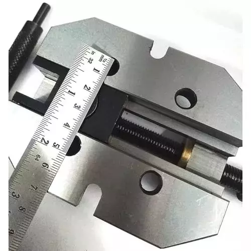 Buyohlic International Milling Attachment with 110 x 85 mm Base Size and 2-3/8 inch (60 mm) Jaw Width for Lathe Vertical Slide, VL-4GQE-XHP9