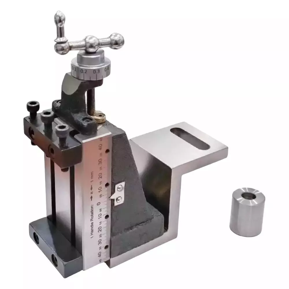 Buyohlic International Mini Vertical Milling Slide with Clamp Mounted On Z Type Angle Plate for Mini Lathe Machine, NN-FSN5-H05L