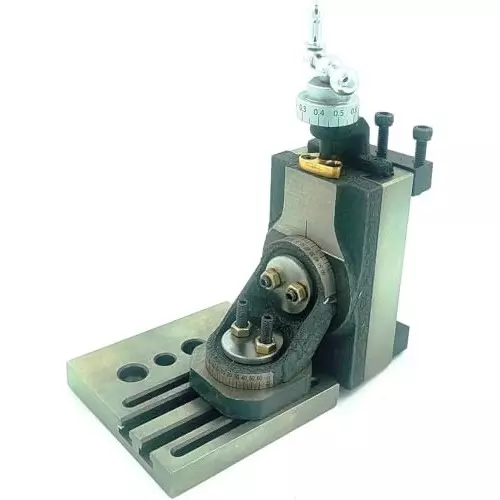 MachEl Swivel-Type Mini Vertical Milling Slide with Base Plate & Clamps for Fits 7x14 Mini Lathe