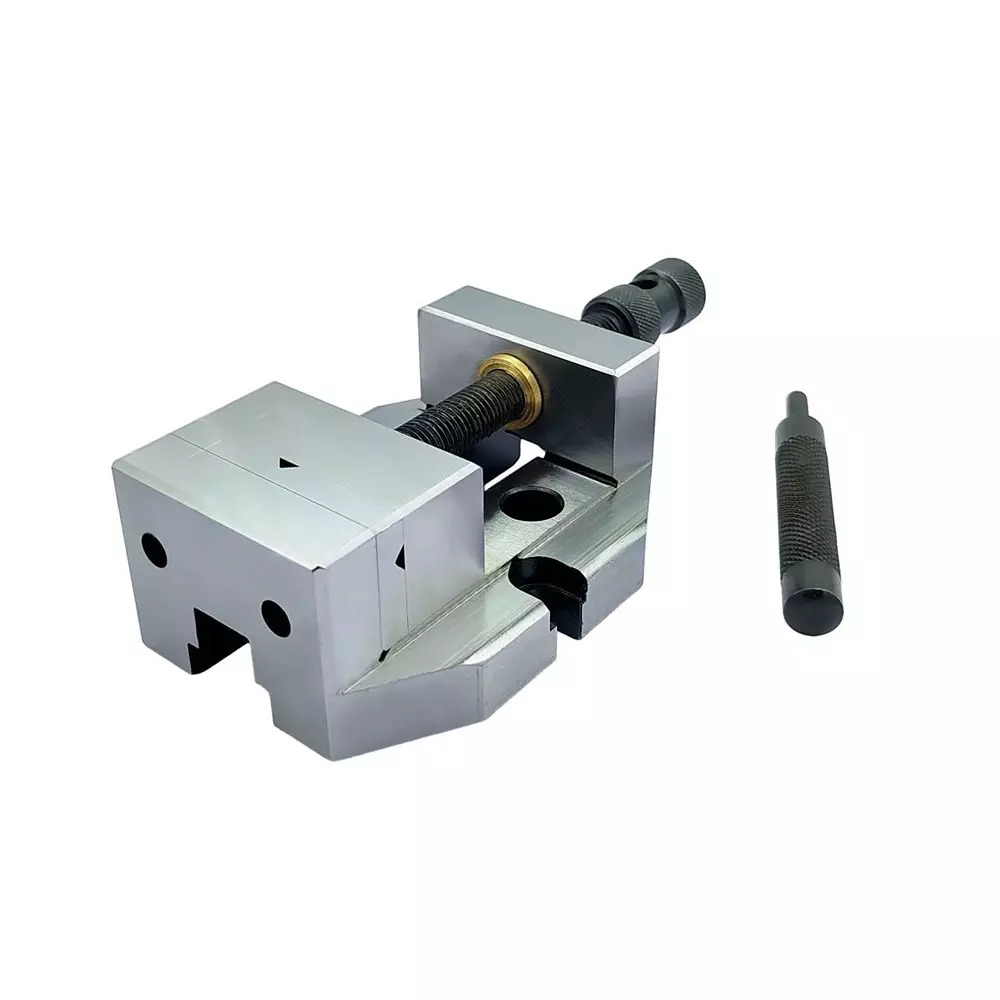 A.D INTERNATIONAL Milling Attachment with 110 x 85 mm Base Size and 2-3/8 inch (60 mm) Jaw Width for Lathe Vertical Slide, VL-4GQE-XHP9