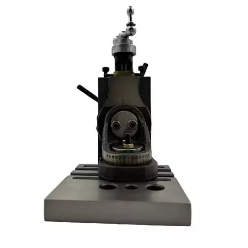 MachEl Mini Swivel Vertical Slide with 2 Slot and Base Plate 50 mm 3-Jaw Self-Centering Chuck with Clamp