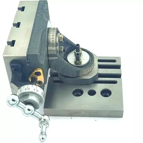 MachEl Design Patent Vertical Milling Slide for 7x14 Mini Lathe Swivel Base Plate (No Clamps)