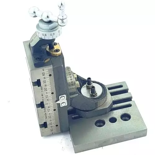 MachEl Design Patent Vertical Milling Slide for 7x14 Mini Lathe Swivel Base Plate (No Clamps)