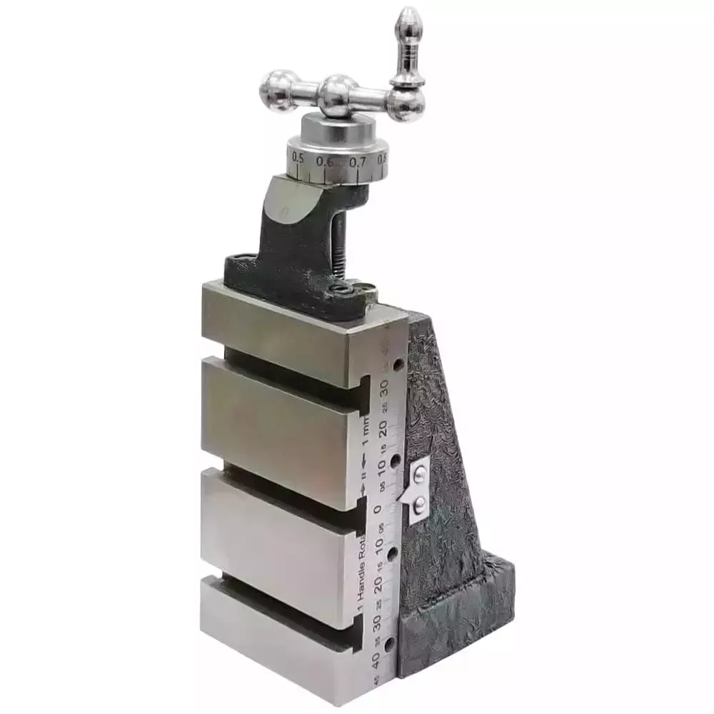 Buyohlic International Mini Vertical Milling Slide without Clamp Mounted On Z Type Angle Plate for Mini Lathe Machine, XX-3S4Q-Q4G0