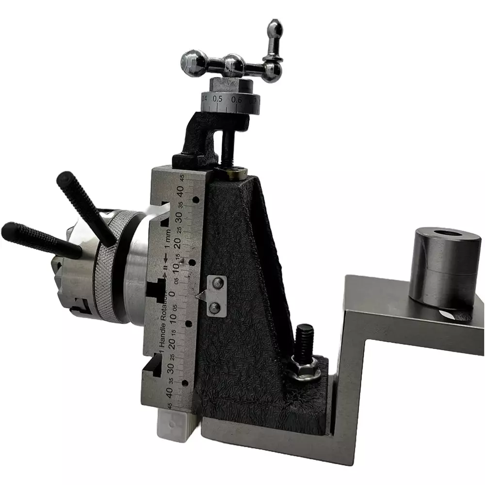 Assorts Mini Fixed Vertical Slide Set ‎Cast Iron Mild Steel 50 mm Self-Centering Chuck 4 Jaws 3 Slots 90x50 mm