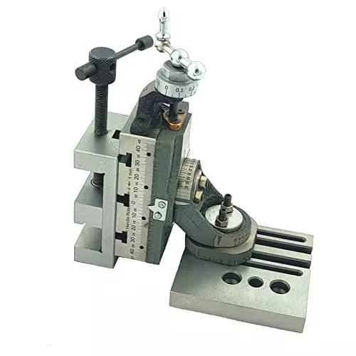 Assorts Fixed Type Mini Vertical Milling Slide ‎Cast Iron Tool Steel 7x14 Steel Vice & Base Mounting Plate 90x50 mm