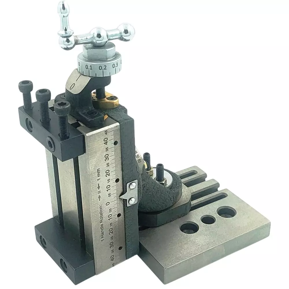 Assorts Swivel Type Mini Vertical Milling Slide Set with Clamps ‎Cast Iron Tool Steel 7x14 Direct Mounting 90x50 mm