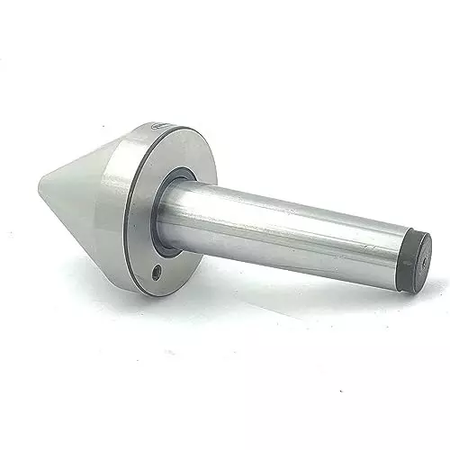 A.D INTERNATIONAL Bull Nose Pipe Live Revolving Center with MT4 Shank and 0.5 to 3 inch (25 mm to 75 mm) Pipe Holding Capacity for Lathe Machine, HD-8LEO-WYL6