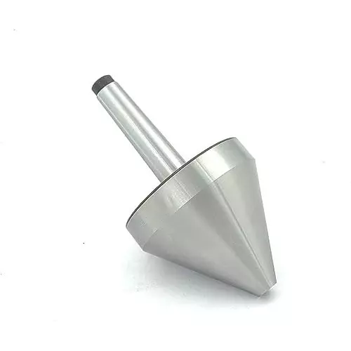 A.D INTERNATIONAL Bull Nose Pipe Live Revolving Center with MT4 Shank and 0.5 to 3 inch (25 mm to 75 mm) Pipe Holding Capacity for Lathe Machine, HD-8LEO-WYL6