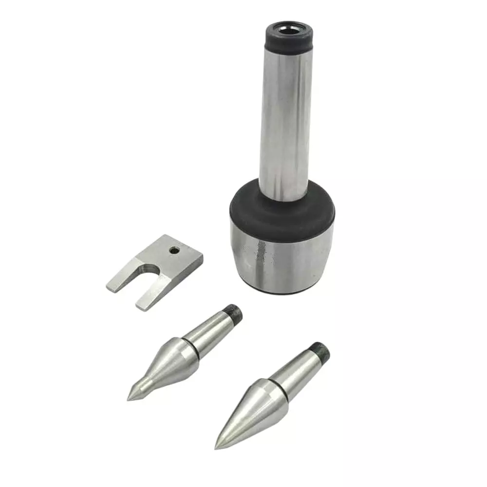 A.D INTERNATIONAL CNC Long Spindle Live Revolving Center with Interchangeable Tips and Under 10 Microns Runout Accuracy, LR-529H-B3SN