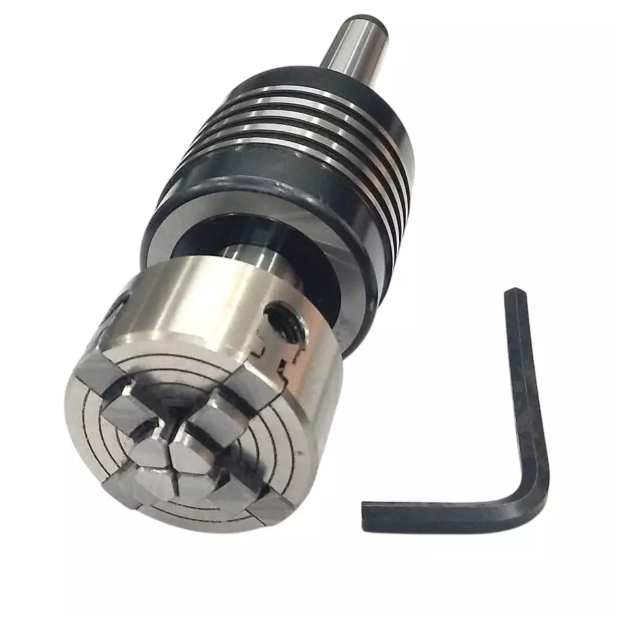 Assorts High Precision Revolving Live Center Cast Iron, & Steel 2MT Shank Independent Chuck 50 mm Shank Size 4 Jaw