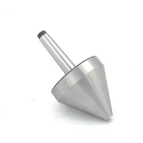 Buyohlic International Bull Nose Pipe Live Revolving Center with MT4 Shank and 0.5 to 3 inch (25 mm to 75 mm) Pipe Holding Capacity for Lathe Machine, HD-8LEO-WYL6