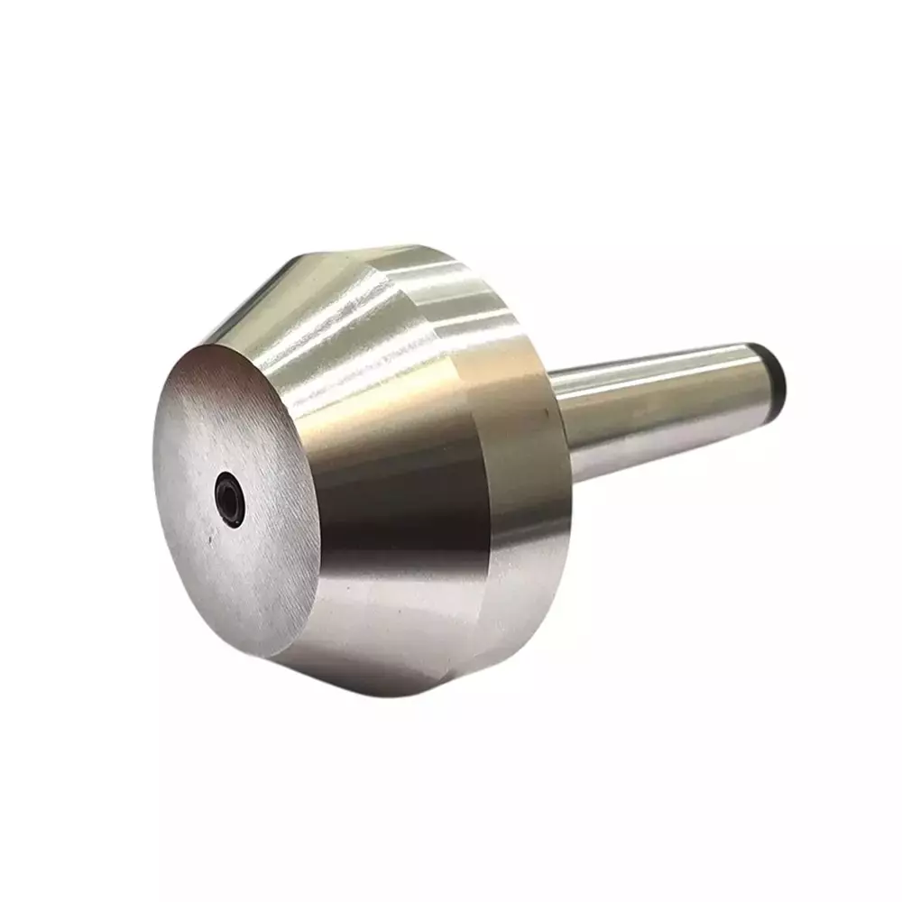 Buyohlic International Bull Nose Pipe Live Revolving Center with MT2 Shank and 0.5 to 3 inch (25 mm to 75 mm) Pipe Holding Capacity for Lathe Machines, 6L-SQLQ-421Q