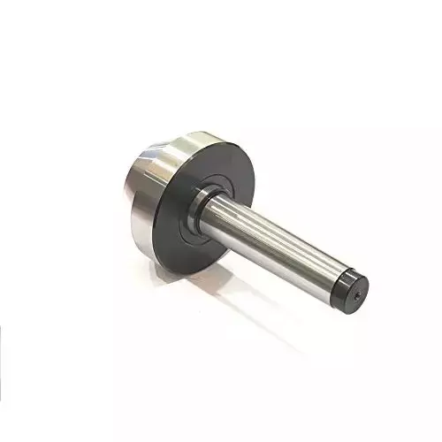 Buyohlic International Bull Nose Pipe Live Revolving Center with MT2 Shank and 0.5 to 3 inch (25 mm to 75 mm) Pipe Holding Capacity for Lathe Machines, 6L-SQLQ-421Q