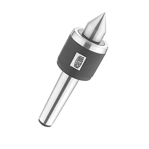 Tooltech Revolving Centre Alloy Steel Black & Silver Easy to Install for Drill Machine