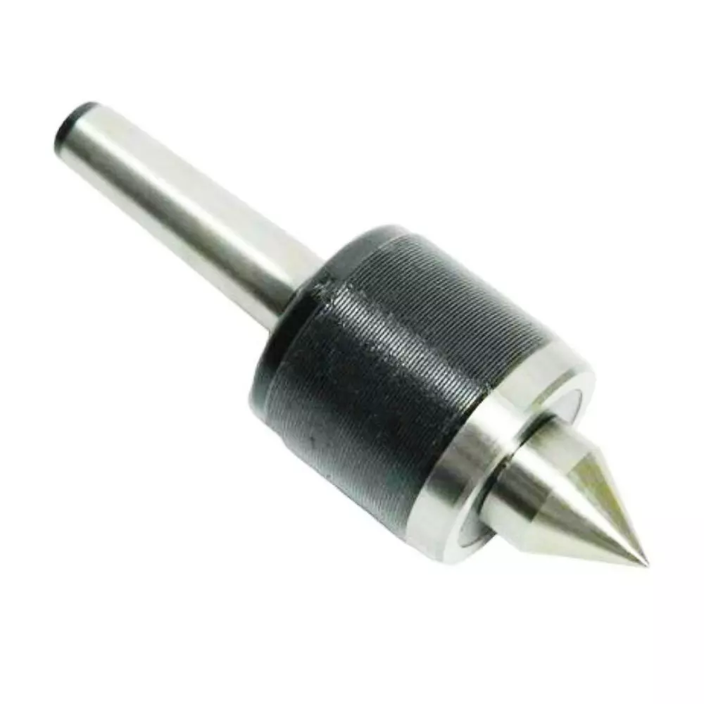 Tooltech Revolving Centre MT 2 Alloy Steel Black & Silver Easy to Install for Drill Machine
