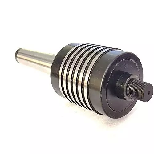 A.D INTERNATIONAL Live Revolving Center with 2MT (Morse Taper 2) Shank M12 x 1 Thread and Bore Ground Runout within 2 Microns, 8T-NNGR-CAPA