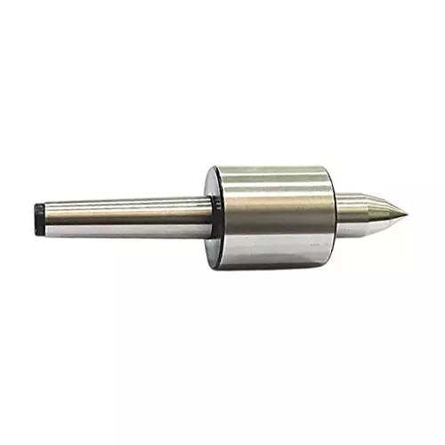 A.D INTERNATIONAL Double Bearing Lathe Pipe Cum Revolving Centre with MT3 Shank for Metalworking Under 5 Microns Runout Accuracy, 7V-RGEH-CIZF