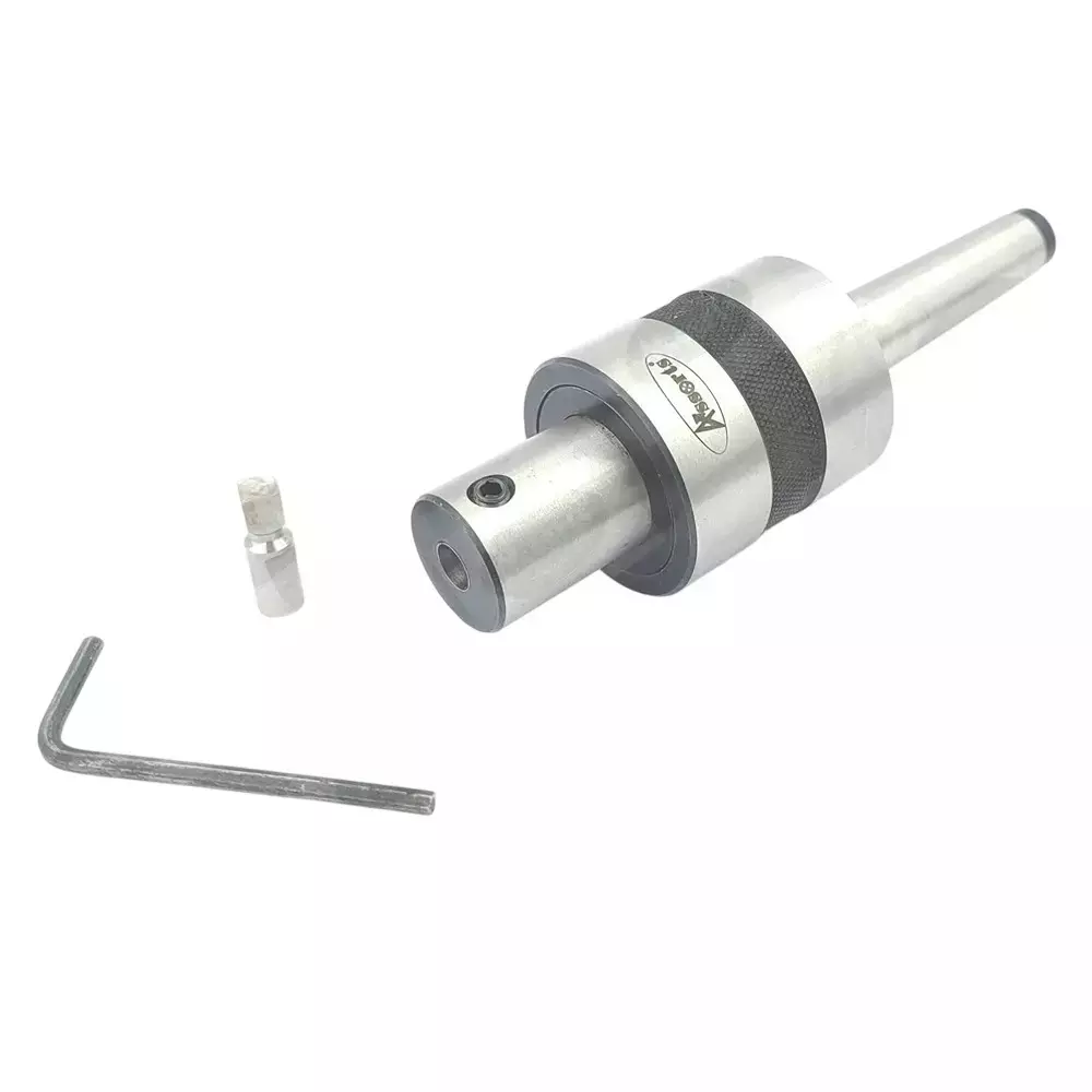 Buyohlic International Live Revolving Center with Square Toolbit Broach and 7.95 mm MT2 Shank, J6-HV2O-GG8E