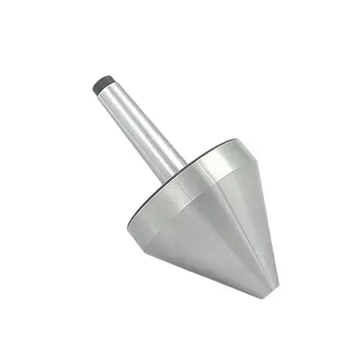 Buyohlic International Bull Nose Pipe Live Revolving Center MT2 Shank 60+/- 2 HRC Hardness for Conventional Lathe Tool, F7-7EDA-IGGN