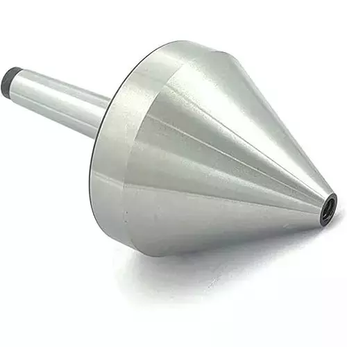 Buyohlic International Bull Nose Pipe Live Revolving Center MT2 Shank 60+/- 2 HRC Hardness for Conventional Lathe Tool, F7-7EDA-IGGN