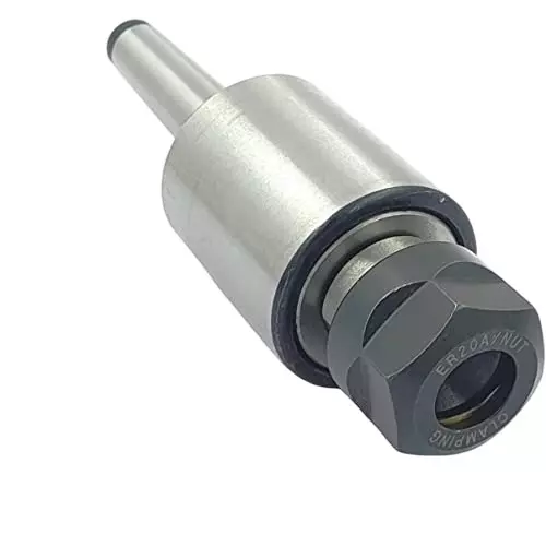 A.D INTERNATIONAL Revolving Center with ER11 Collet Adaptor, MT2 Shank and 134 mm Overall Length, 08-SIIR-3E7K