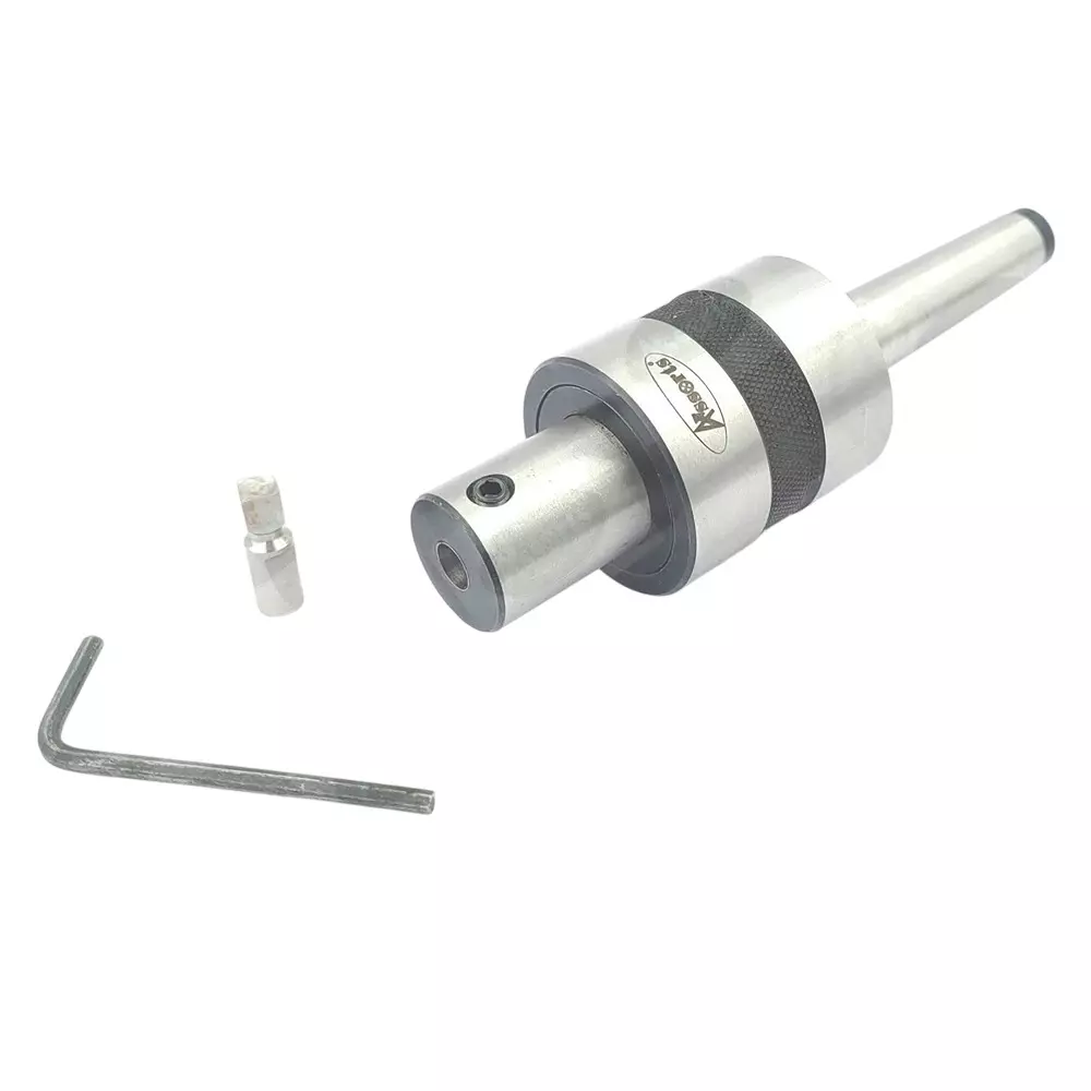 A.D INTERNATIONAL Live Revolving Center with Square Toolbit Broach and 7.95 mm MT2 Shank, J6-HV2O-GG8E