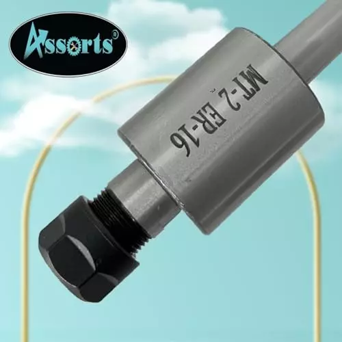 Assorts Precision ER Collet Revolving Live Center Set Tool Steel ER16 Collet Adaptor 2MT