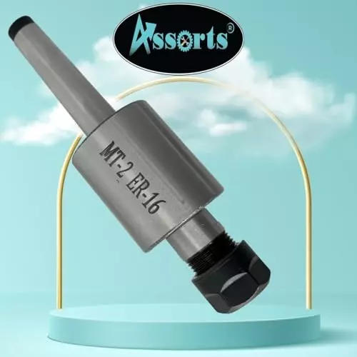 Assorts Precision ER Collet Revolving Live Center Set Tool Steel ER16 Collet Adaptor 2MT