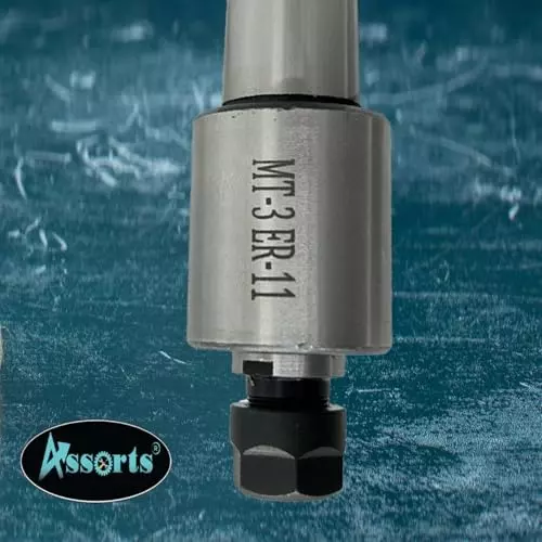Assorts Precision ER Collet Revolving Live Center Set Tool Steel ER11 Collet Adaptor 3MT