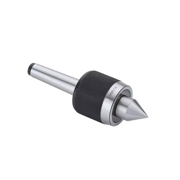 SUMMIT Revolving Center Carbide Tipped Type MT5 Taper Chrome Finish