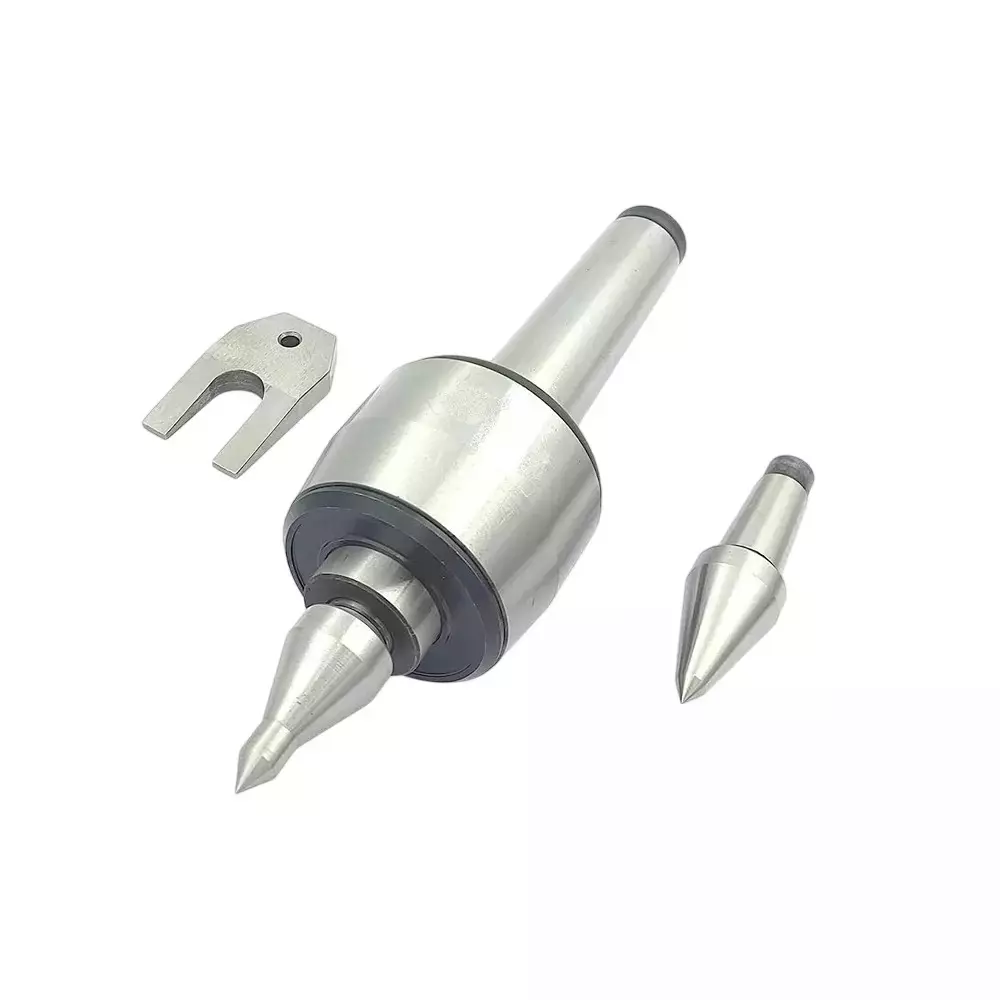 Buyohlic International CNC Long Spindle Live Revolving Center with Interchangeable Tips and Under 10 Microns Runout Accuracy, LR-529H-B3SN