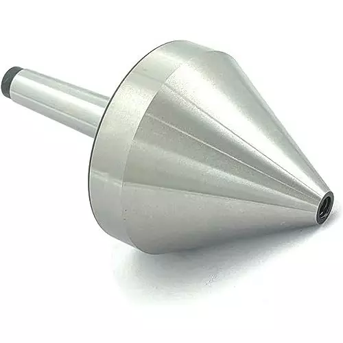 A.D INTERNATIONAL Bull Nose Pipe Live Revolving Center with MT3 Shank and 0.5 to 3 inch (25 mm to 75 mm) Pipe Holding Capacity for Lathe Machine, M6-QRME-0UCL