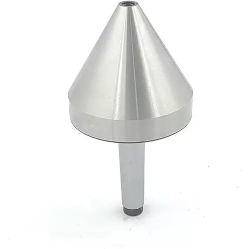 A.D INTERNATIONAL Bull Nose Pipe Live Revolving Center with MT3 Shank and 0.5 to 3 inch (25 mm to 75 mm) Pipe Holding Capacity for Lathe Machine, M6-QRME-0UCL