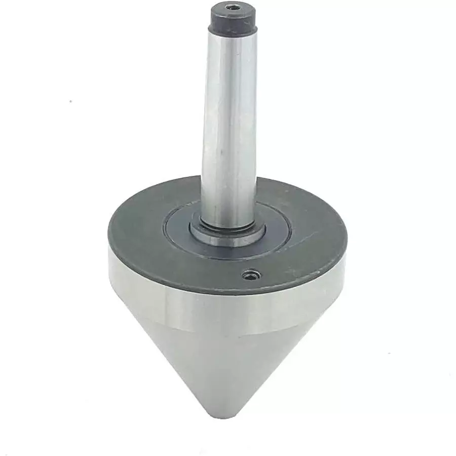 A.D INTERNATIONAL Bull Nose Pipe Live Revolving Center with MT3 Shank and 0.5 to 3 inch (25 mm to 75 mm) Pipe Holding Capacity for Lathe Machine, M6-QRME-0UCL