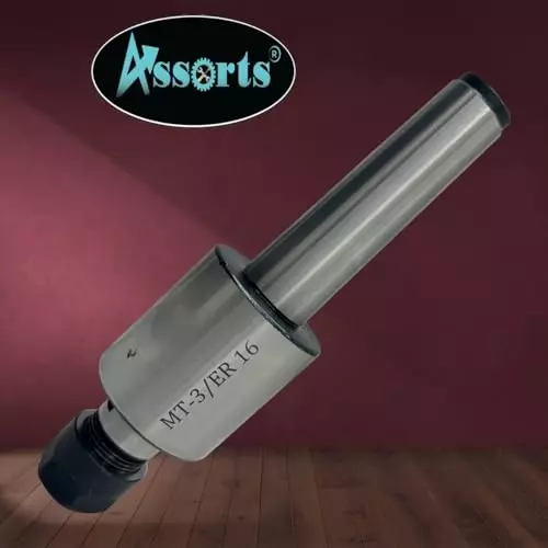 Assorts Precision ER Collet Revolving Live Center Set Tool Steel ER16 Collet Adaptor 3MT