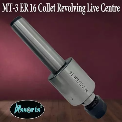 Assorts Precision ER Collet Revolving Live Center Set Tool Steel ER16 Collet Adaptor 3MT