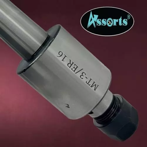 Assorts Precision ER Collet Revolving Live Center Set Tool Steel ER16 Collet Adaptor 3MT