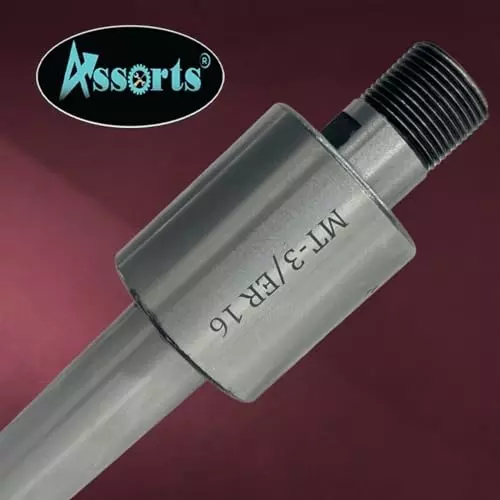Assorts Precision ER Collet Revolving Live Center Set Tool Steel ER16 Collet Adaptor 3MT