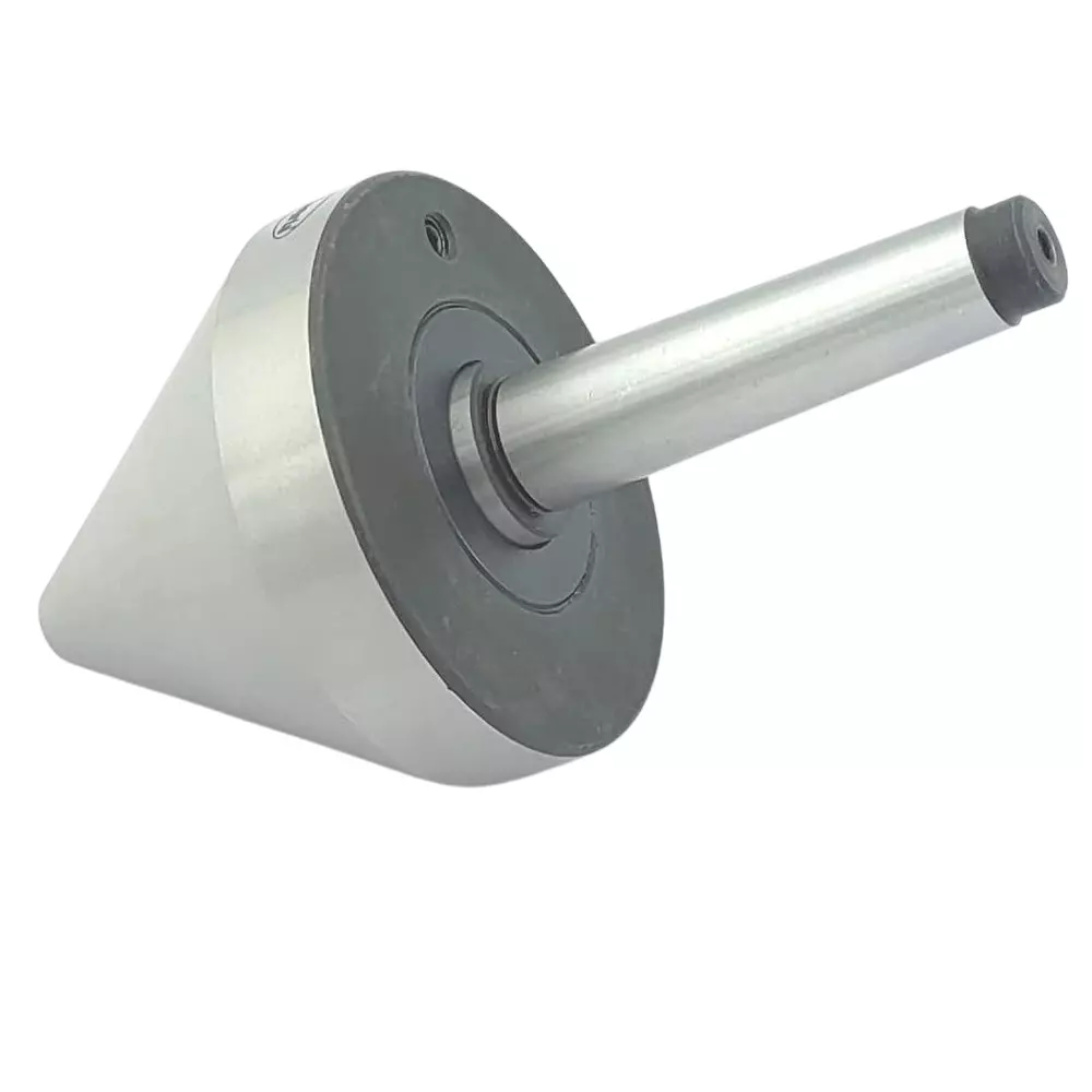 MachEl MT4 Bull Nose Pipe Live Revolving Center 0.5-3 inch (12.5-75 mm) Capacity, Double Bearing, Hardened & Ground