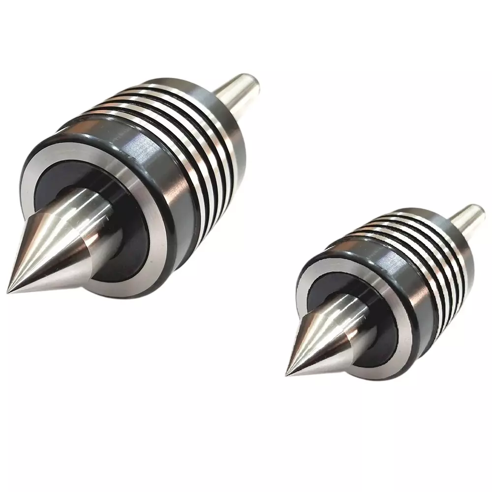 Assorts Precision Double Bearing Live Revolving Center Alloy Steel 2MT & 3MT (Pack of 2)